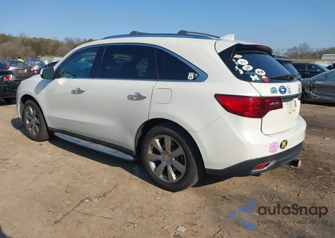 2016 Acura Mdx Advance Entertainment Packages/Advance Package из США, поврежденный, VIN 5FRYD4H93GB039287